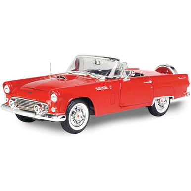 1956 Ford Thunderbird ( convertible )-Red 1:18 Scale Diecast Model Car