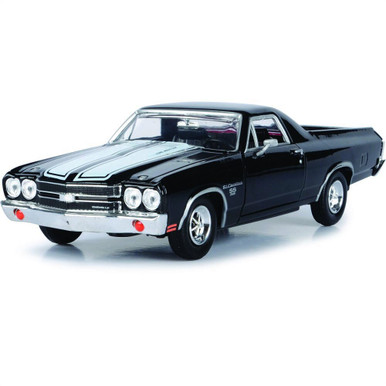 1970 Chevy El Camino SS396-Black 1:24 Scale | Collectable Diecast