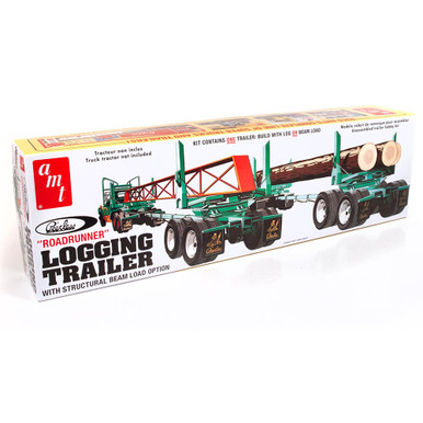 Peerless Logging Trailer Model Kit 1:25 Scale | Collectable