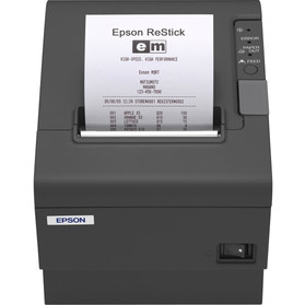 Epson TM-T88IV Desktop Direct Thermal Printer - Monochrome - Label/Receipt Print - USB - USB Host - Serial - Dark Gray C31CA85A8760