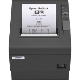 Epson TM-T88IV Desktop Direct Thermal Printer - Monochrome - Label/Receipt Print - USB - USB Host - Serial - China - Dark Gray C31CA85A8750