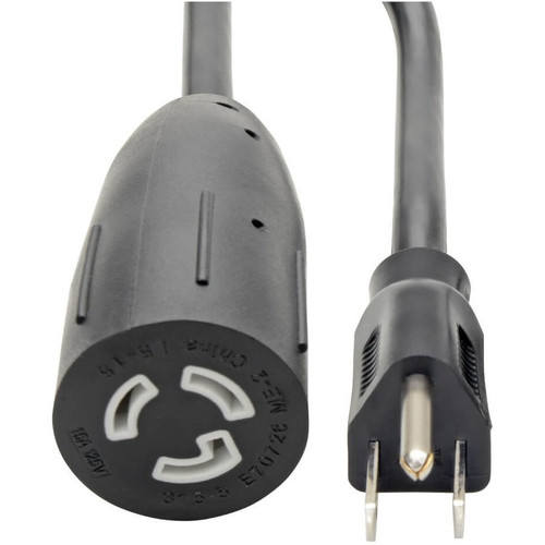 Main image for Tripp Lite 1ft Power Cord Extension Cable 5-15P to 5-15R Heavy Duty 15A 14AWG 1'