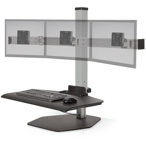Main image for HAT Winston Workstation Triple with Compact Worksurface
