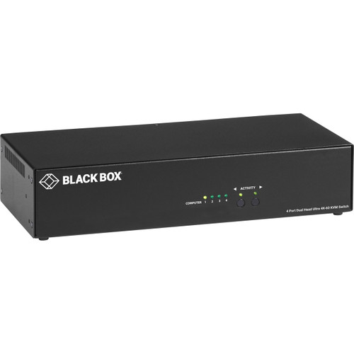 Main image for Black Box 4K60 HDMI Dual-Head KVM Switch - 4 Port