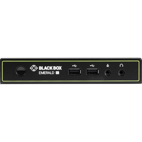 Front Image for Black Box Emerald&trade; SE DVI KVM-over-IP Matrix Switch Receiver - Single Head, Full HD DVI, VUSB 2.0, Serial, Audio