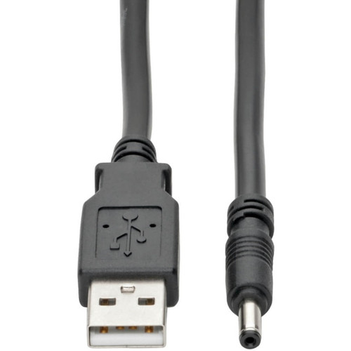 Main image for Tripp Lite USB to DC Power Cord Cable M/M USB-A to 3.5 x 1.35mm DC Barrel 3ft