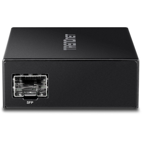 Alternate-Image1 Image for TRENDnet 1000BASE-T to SFP Fiber Media Converter; Gigabit Ethernet to SFP Media Converter; 4Gbps Switching Capactiy; TFC-GSFP