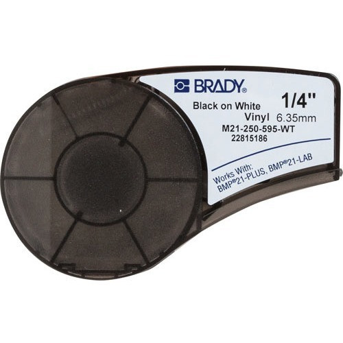 Main image for Brady People ID Label Cartridge for BMP21-PLUS Printer, White