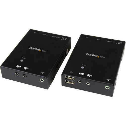 Main image for StarTech.com HDMI over CAT5e or CAT6 HDBaseT Extender with USB Hub and IR - 295 ft (90m) - Up to 4K