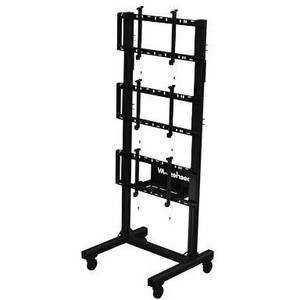 Main image for Peerless-AV SmartMount Portable Video Wall Cart 1x3 Configuration