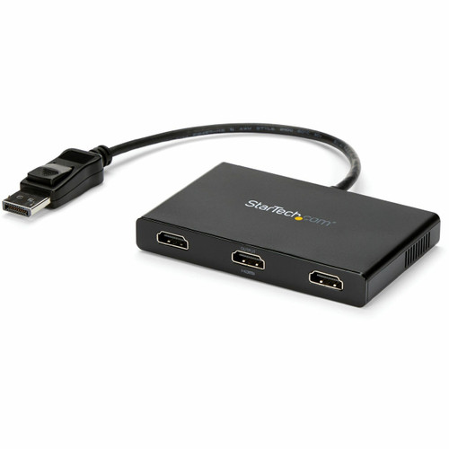 Main image for StarTech.com 3-Port Multi Monitor Adapter, DisplayPort to 3x HDMI MST Hub, Triple 1080p, Video Splitter for Extended Desktop Mode, Windows