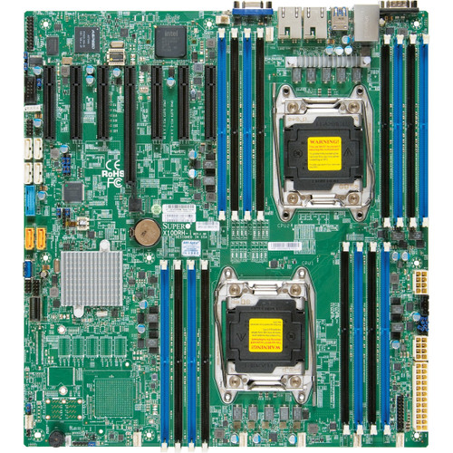 Main image for Supermicro X10DRH-I Server Motherboard - Intel C612 Chipset - Socket LGA 2011-v3 - Extended ATX