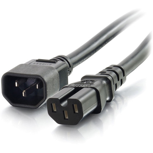 Main image for C2G 6ft 14AWG 250 Volt Power Cord (IEC C14 to IEC C15)