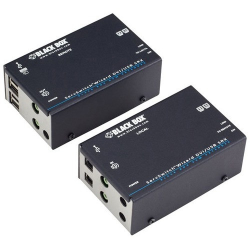 Main image for Black Box ServSwitch Wizard SRX DVI-D/USB Extender, Dual-Head