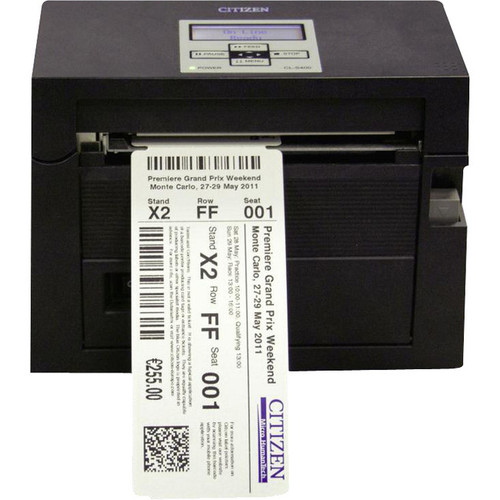 Main image for Citizen CL-S400DT Desktop Direct Thermal Printer - Monochrome - Label Print - USB - Serial - Black