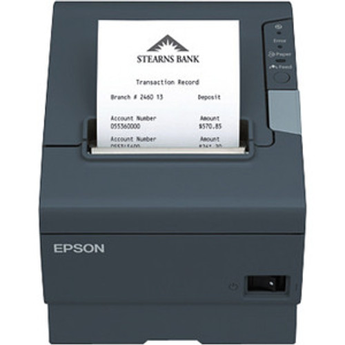 Main image for Epson TM-T88V Desktop Direct Thermal Printer - Monochrome - Receipt Print - USB - USB Host - Parallel - China - Dark Gray