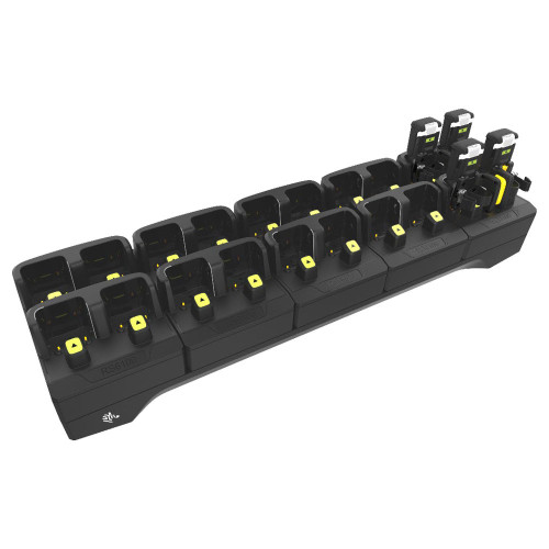 ZEBRA  RS6100 20-SLOT RING SCANNER CHARGER, ALLOWS CHARGING OF 20 RS6100 RING SCANNERS, REQUIRES PWR-BGA12V108W0WW, DC LINE CORD CBL-DC-382A1-01 AND AC CORD 23844-00-00R CRD-RS61-20SCHG-01