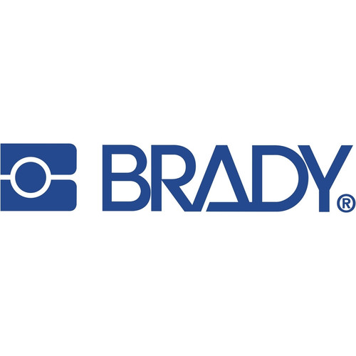 Main image for Brady 2138-6001 Ribbed Material Lanyard with Bulldog Clip