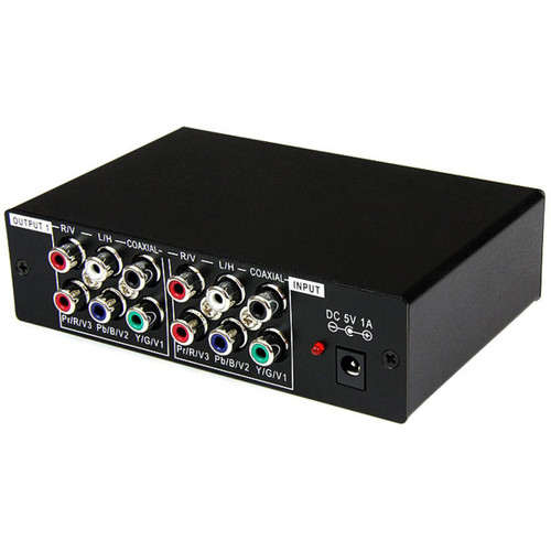 Main image for StarTech.com 3 Port Component Video Splitter with Digital Audio - 3 Port Component (YPbPr) Video Distribution Amplifier with Audio - Distribution amplifier