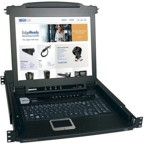 Main image for Tripp Lite NetDirector 8-Port 1U Rack-Mount Console KVM Switch with 17-in. LCD