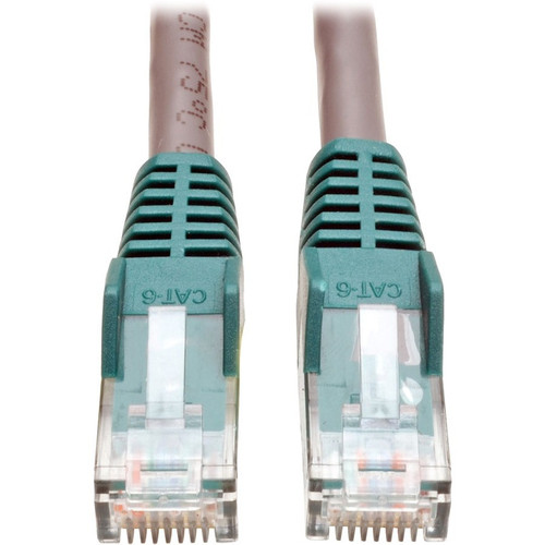 Main image for Tripp Lite 10ft Cat6 Gigabit Crossover Molded Patch Cable RJ45 M/M Gray 10'