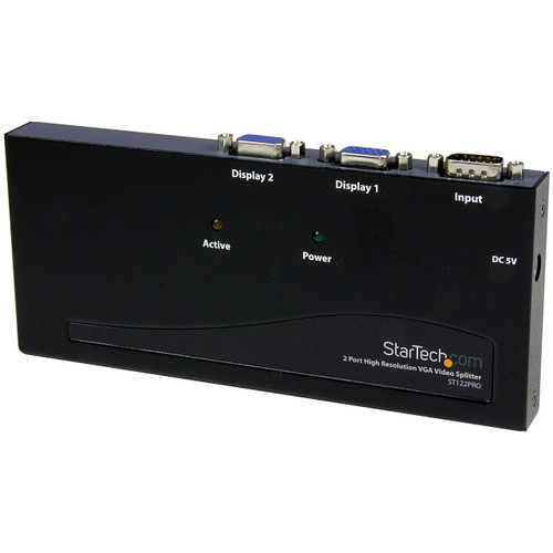 Main image for StarTech.com 2 Port High Resolution VGA Video Splitter - 350 MHz
