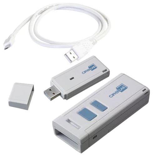 CIPHERLAB, 1661H, Mobile ANTI-MICROBIAL SCANNER, CCD, BLUETOOTH, IOS AND ANDROID COMPATIBLE, RECHARGEABLE BATTERY, MICO USB CABLE A1661C1SNUN01