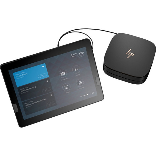 Top Image for HP Elite Slice G2 Desktop Computer - Intel Core i5 7th Gen i5-7500T 2.70 GHz - 8 GB RAM DDR4 SDRAM - 128 GB SSD - Ultra Small - Sparkle Black