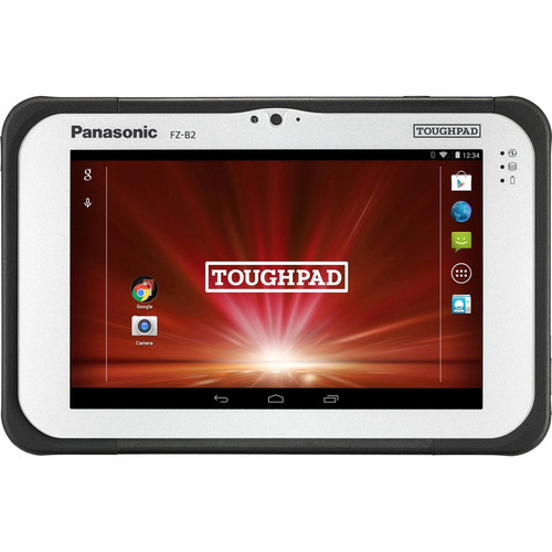 Front Image for Panasonic TOUGHPAD FZ-B2 FZ-B2D002ABM Tablet - 7" - Atom x5 x5-Z8550 Quad-core (4 Core) 1.44 GHz - 2 GB RAM - 32 GB Storage - Android 6.0.1 Marshmallow - 4G
