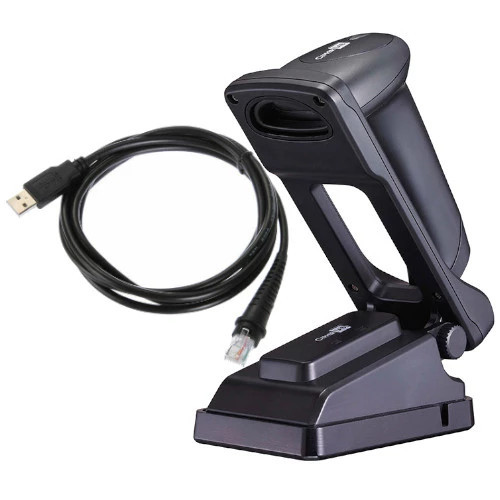 CIPHERLAB, 1502 LASER SCANNER, BLACK, STAND, USB VCOM CABLE A1502LBK0V001