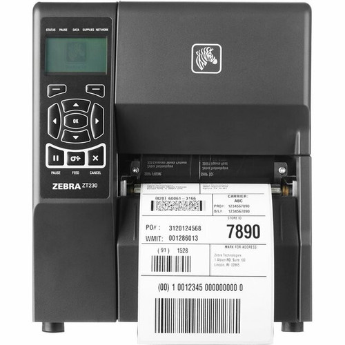Main image for Zebra ZT230 Industrial Direct Thermal/Thermal Transfer Printer - Monochrome - Label Print - Ethernet - USB - Serial