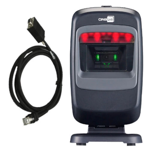 CIPHERLAB, 2200 BLACK SCANNER PLUS UHF, FREQ 902-928 MHZ, DUAL USB CABLE, LOCKING MOUNT, US A2220UBDM0001