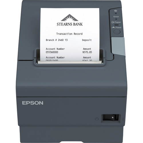 Main image for Epson Direct Thermal Printer - Monochrome - Receipt Print - USB - USB Host - Serial - Dark Gray