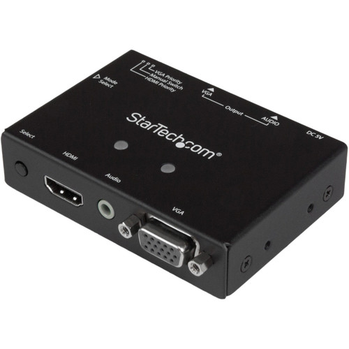 Main image for StarTech.com 2x1 VGA + HDMI to VGA Converter Switch w/ Priority Switching - 1080p
