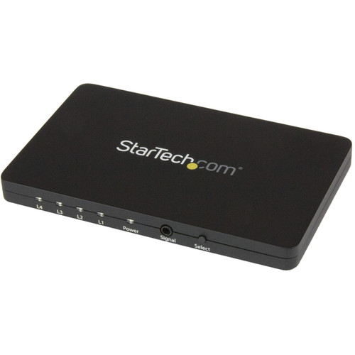 Main image for StarTech.com 4-Port HDMI Automatic Video Switch w/ Aluminum Housing and MHL Support - 4K 30Hz
