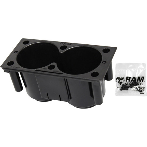 Main image for RAM Mounts Tough-Box 4" Filler Dual Cup Holder