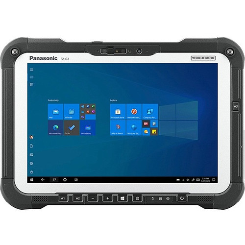 Main image for Panasonic TOUGHBOOK FZ-G2AZ00JKM Rugged Tablet - 10.1" WUXGA - Core i5 10th Gen i5-10310U Quad-core (4 Core) 1.70 GHz - 16 GB RAM - 512 GB SSD - Windows 10 Pro 64-bit - Black, White