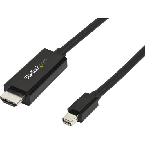 Main image for StarTech.com 10ft (3m) Mini DisplayPort to HDMI Cable, 4K 30Hz Video, Mini DP to HDMI Adapter/Converter Cable, mDP to HDMI Monitor/Display
