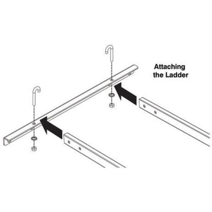 Alternate-Image1 Image for Tripp Lite Rack Roof Kit Connect SRCABLELADDER to Open Frame Racks and Wall
