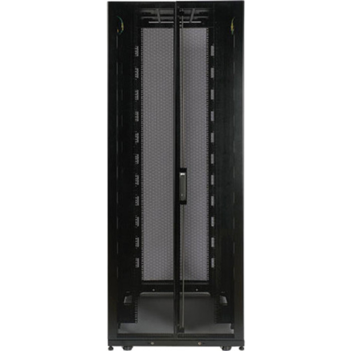 Front Image for Tripp Lite 42U SmartRack Deep and Wide Rack Enclosure Cabinet with doors & side panels