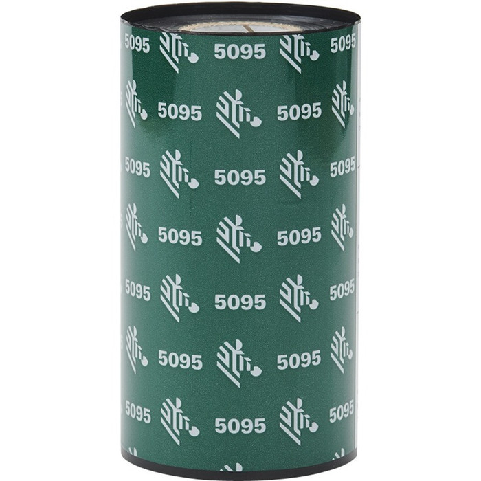 Main image for Zebra Resin Ribbon 1.57inx1476ft 5095 High Performance 1in core