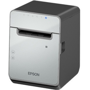 Alternate-Image3 Image for Epson OmniLink TM-L100 Desktop Direct Thermal Printer - Monochrome - Label Print - Ethernet - USB - USB Host - With Cutter - Black