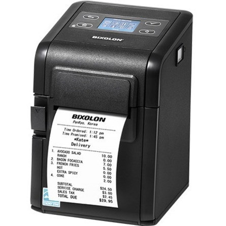 Alternate-Image3 Image for Bixolon SRP-S3000 Desktop Direct Thermal Printer - Monochrome - Label Print - Ethernet - USB - USB Host - Serial - Black