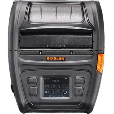 Alternate-Image1 Image for Bixolon XM7-40 Mobile Direct Thermal Printer - Monochrome - Label Print - USB - Serial - Battery Included - Black