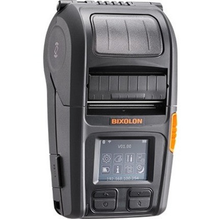 Alternate-Image1 Image for Bixolon XM7-20 Mobile Direct Thermal Printer - Monochrome - Label Print - USB - Serial - Bluetooth - Near Field Communication (NFC) - Battery Included - Black