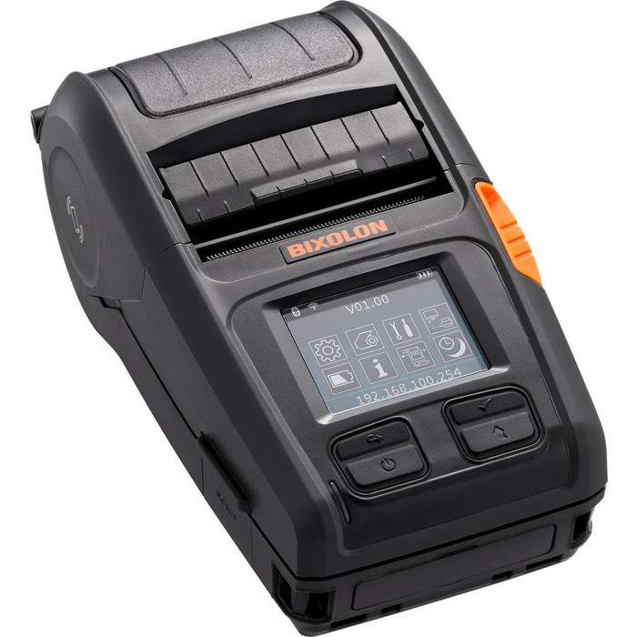 Alternate-Image2 Image for Bixolon XM7-20 Mobile Direct Thermal Printer - Monochrome - Label Print - USB - Serial - Bluetooth - Near Field Communication (NFC) - Battery Included - Black