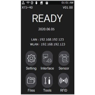 Alternate-Image1 Image for Bixolon XT5-40N Desktop Thermal Transfer Printer - Monochrome - Label Print - Ethernet - USB - USB Host - Serial - US - With Cutter - Black