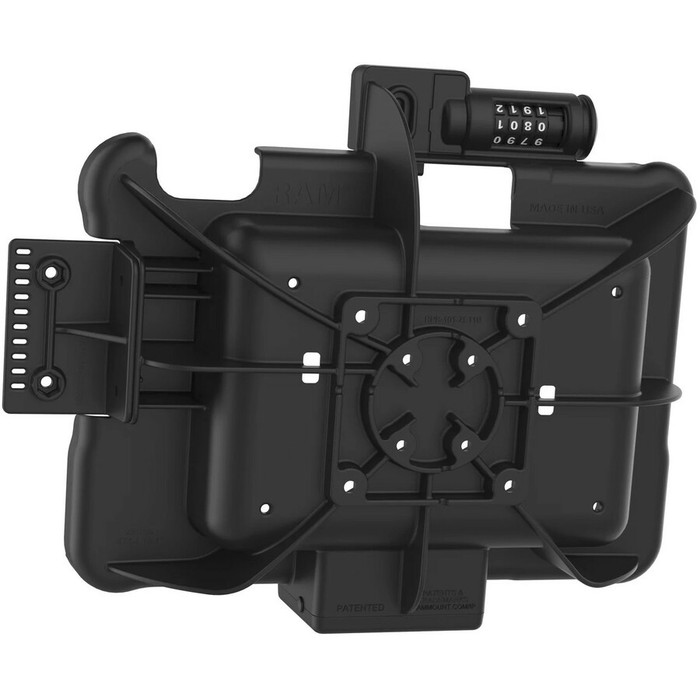 Alternate-Image3 Image for GDS Combo Locking Form-Fit Holder for Zebra ET5x 10.1" Series