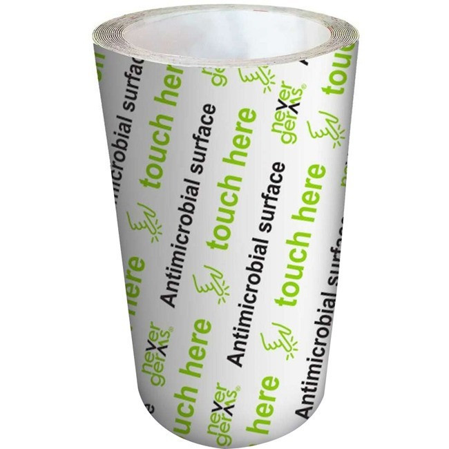 Main image for Antimicrobial Covers, Custom Application Roll - 4 Inch Roll, 4" x 96" , Antimicrobial Surface Graphic, Clear, 1 Roll
