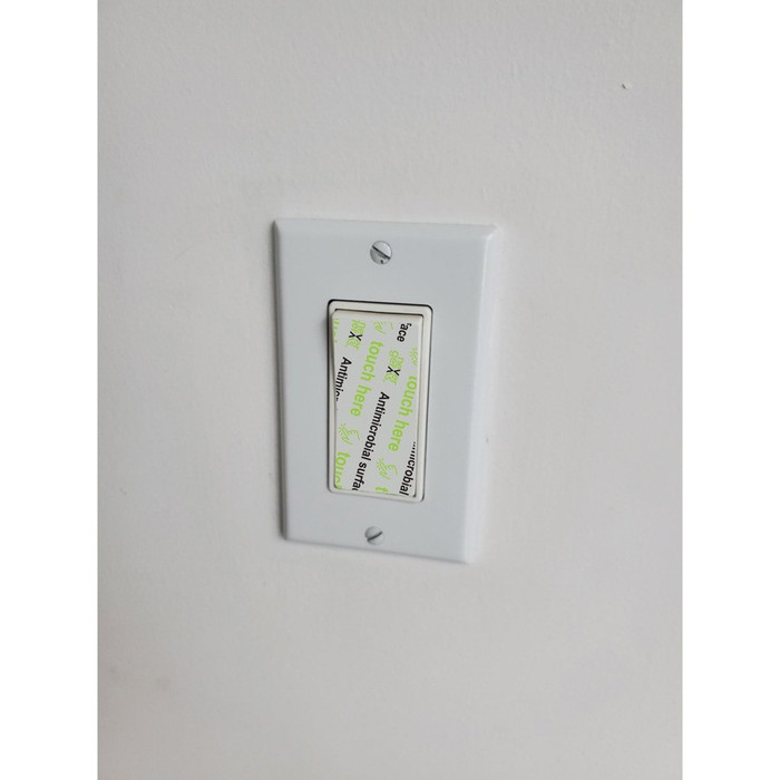 Alternate-Image2 Image for Star Micronics Antimicrobial covers, Small Handle Surface Cover, 2.5" x 4" , Antimicrobial surface Graphic, White, 10pack